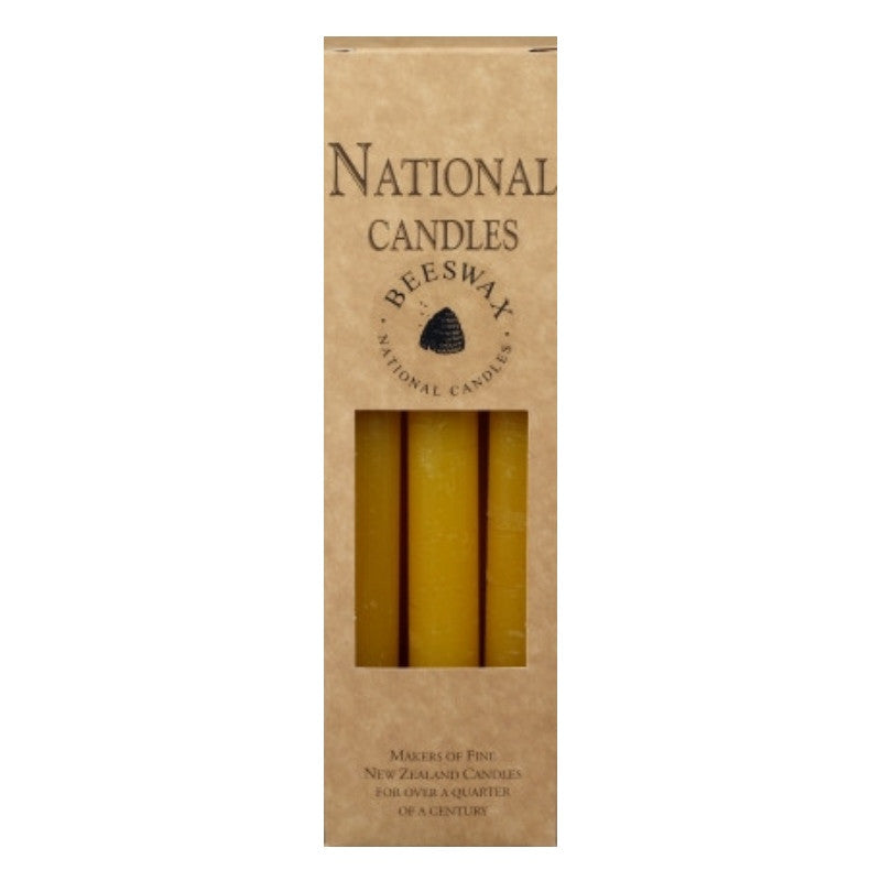 Bees Wax Taper Candles Pkt of 6