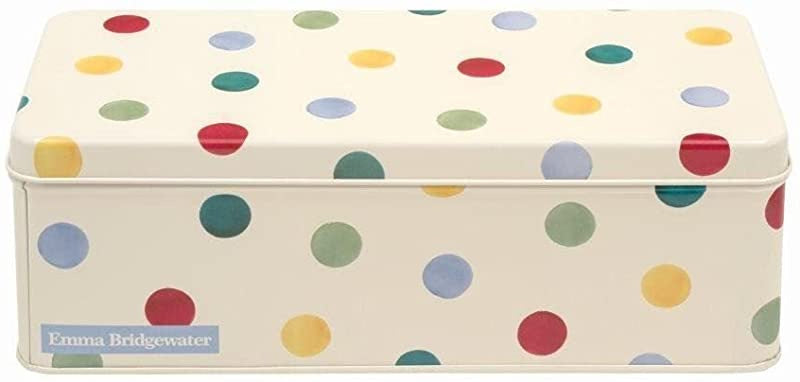 Polka Dot Cracker Tin