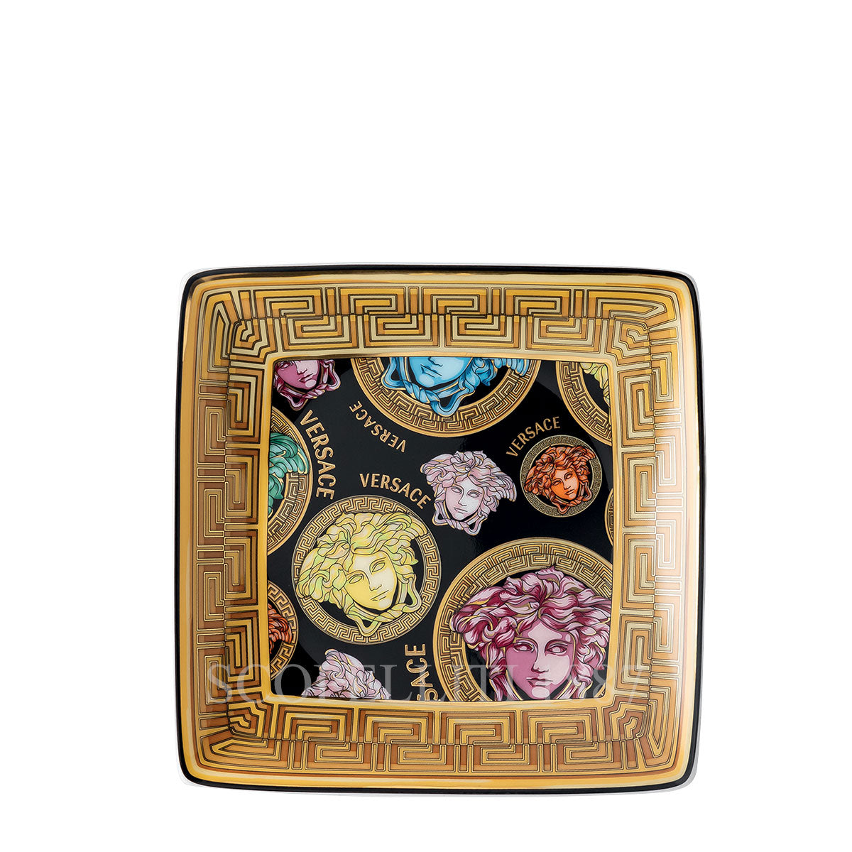 Medusa Amplified Muticolour Square Dish 12cm