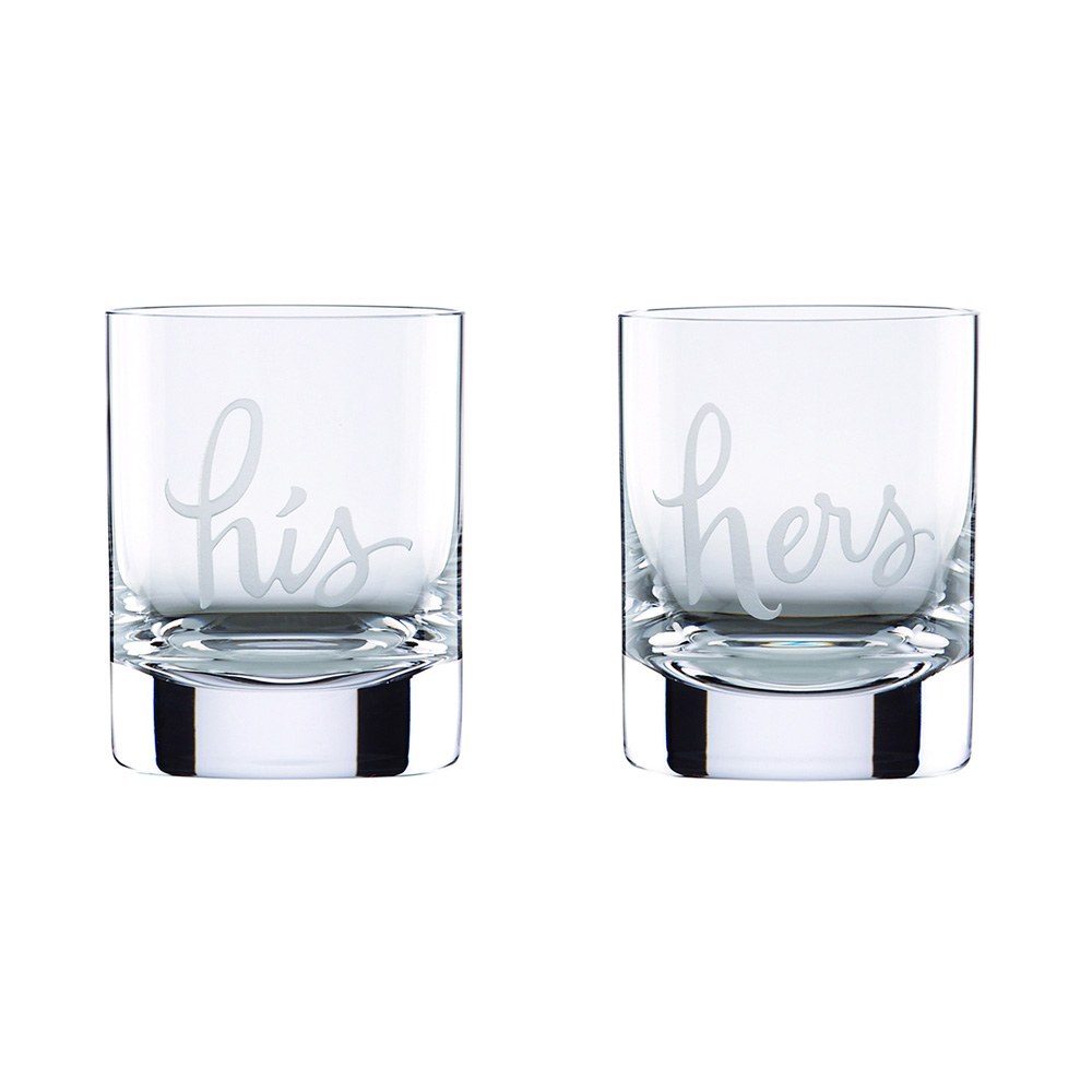 Two of a Kind Whiskey Glasses-Set of 2