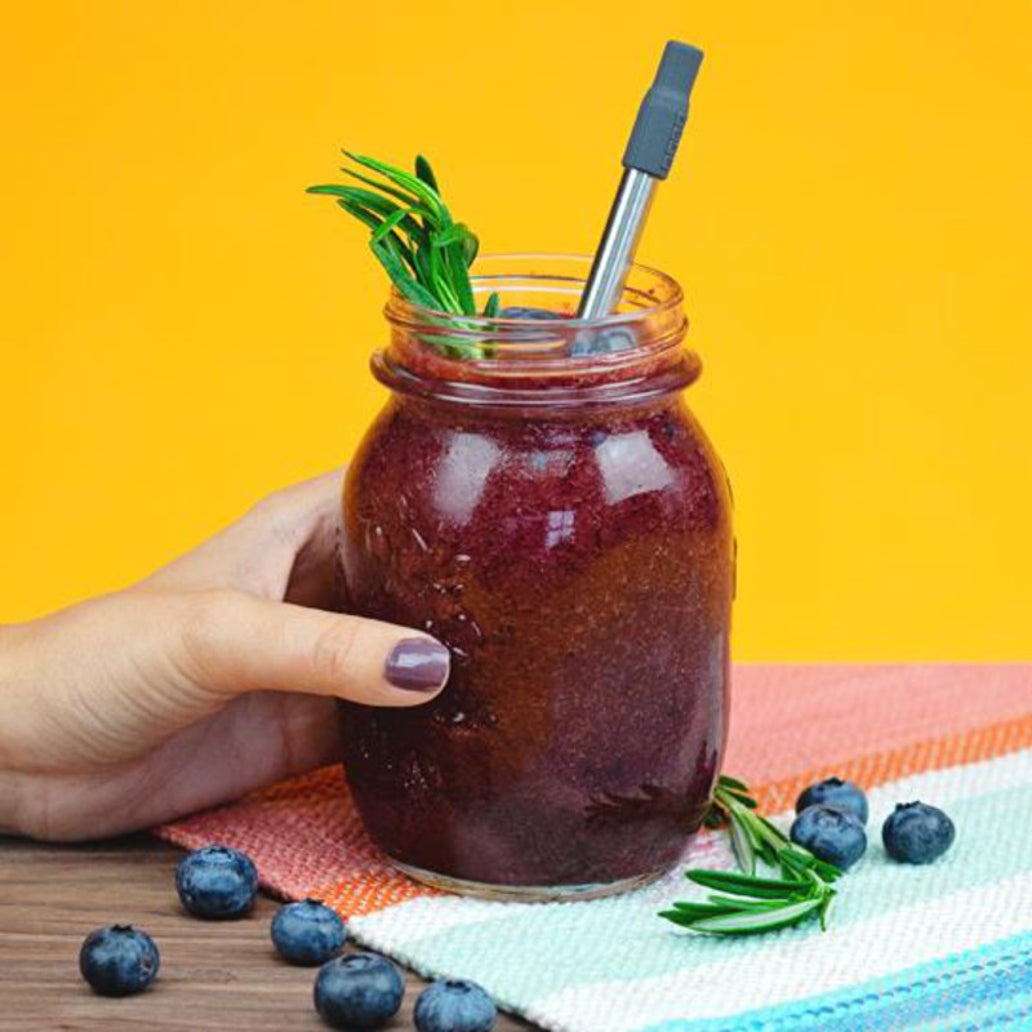 Reusable Pocket Straw Charcoal