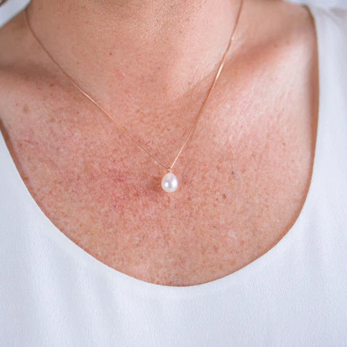 White Pearl Pendant RG