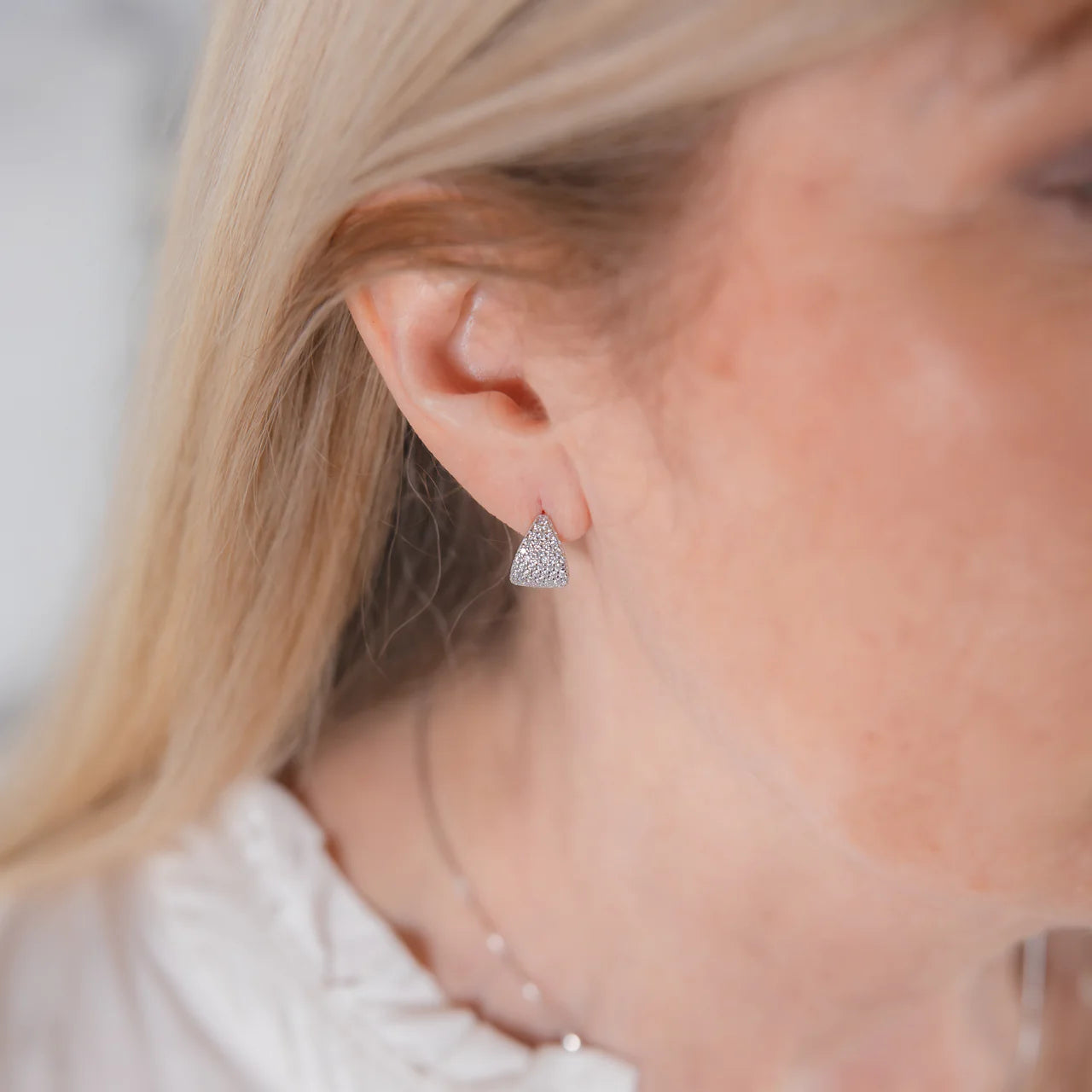 Curved Teardrop Earrings