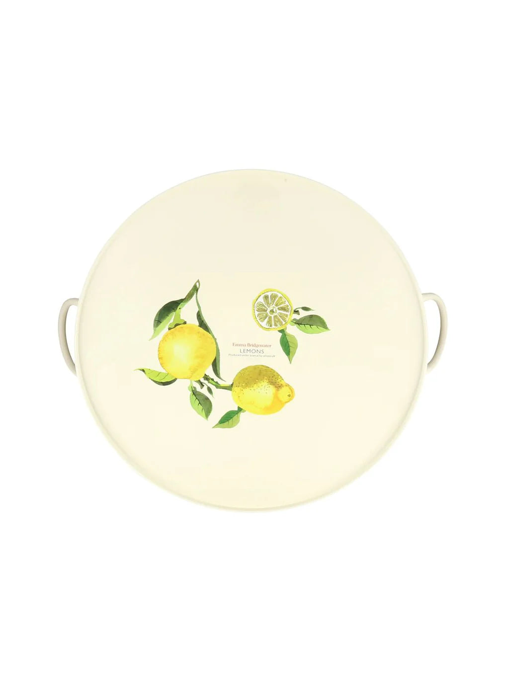 Large Handled Tray-Lemons