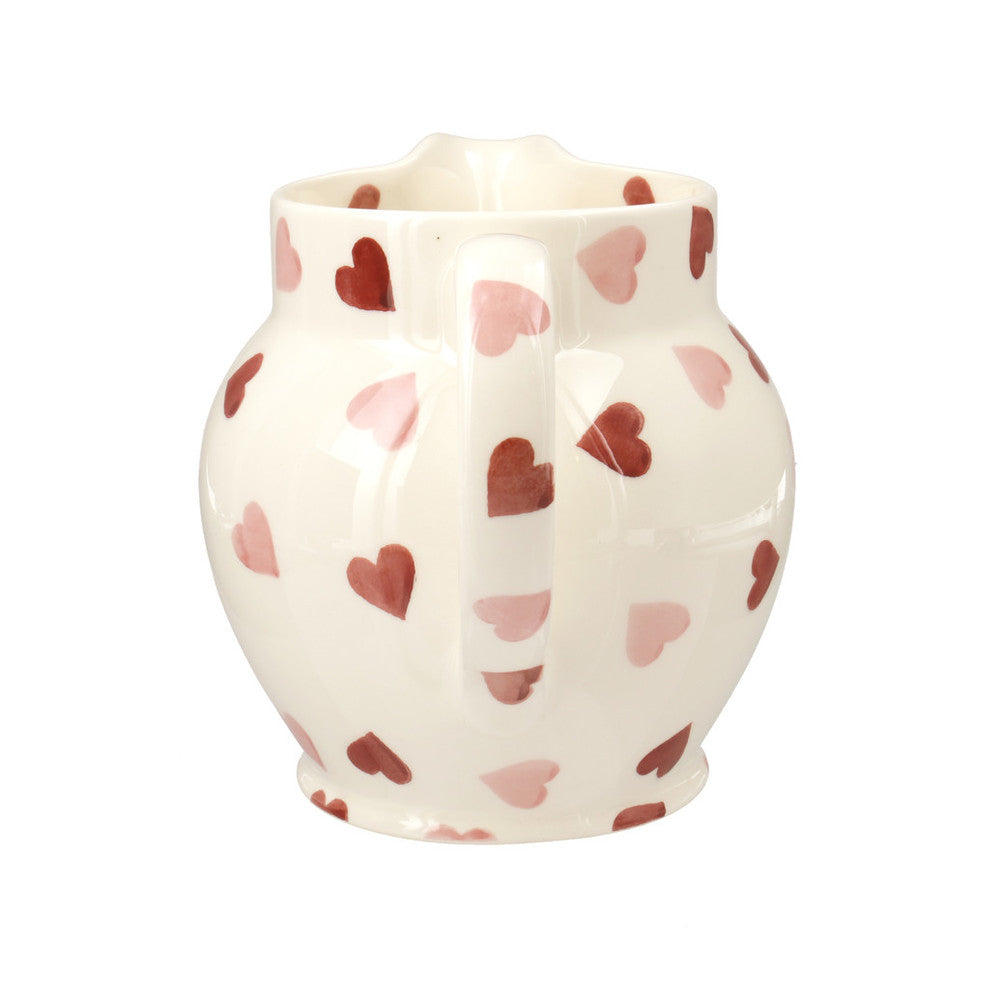 Pink Hearts 1/2 Pint Jug