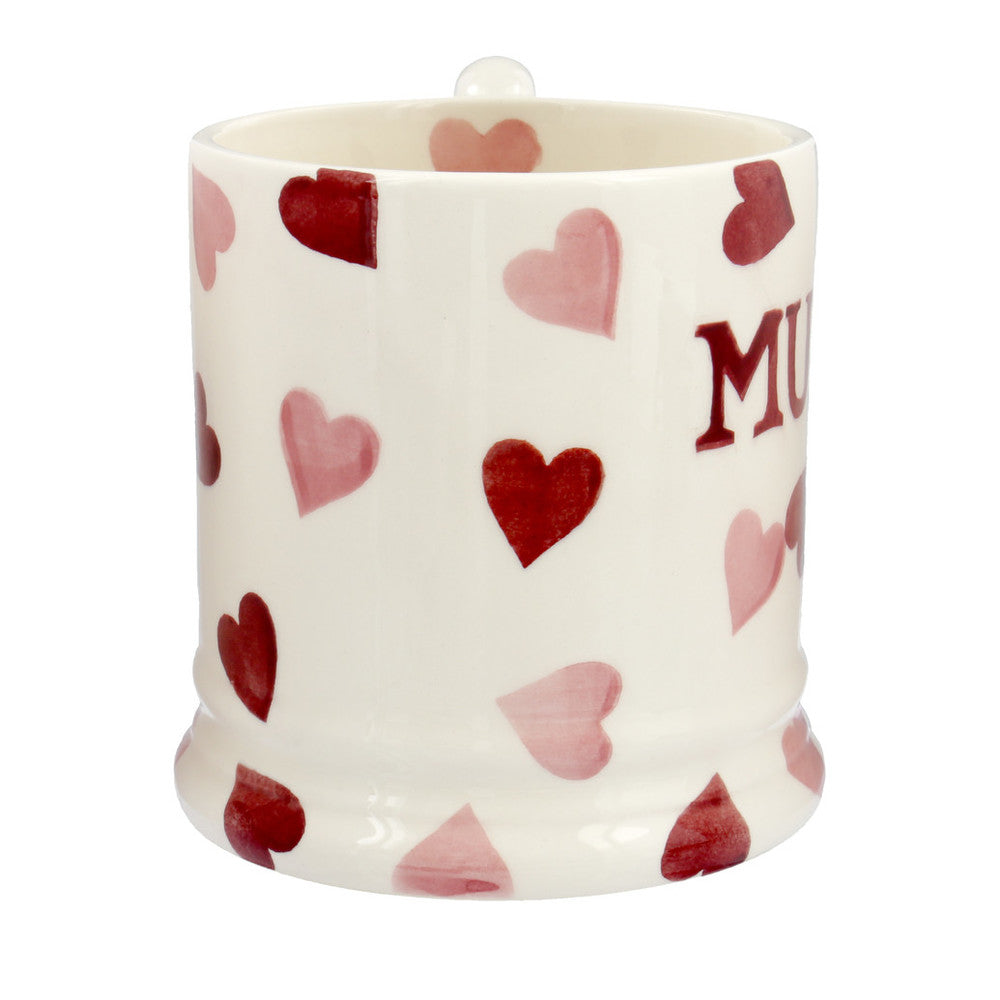 Half Pint Mug Pink Hearts Mummy
