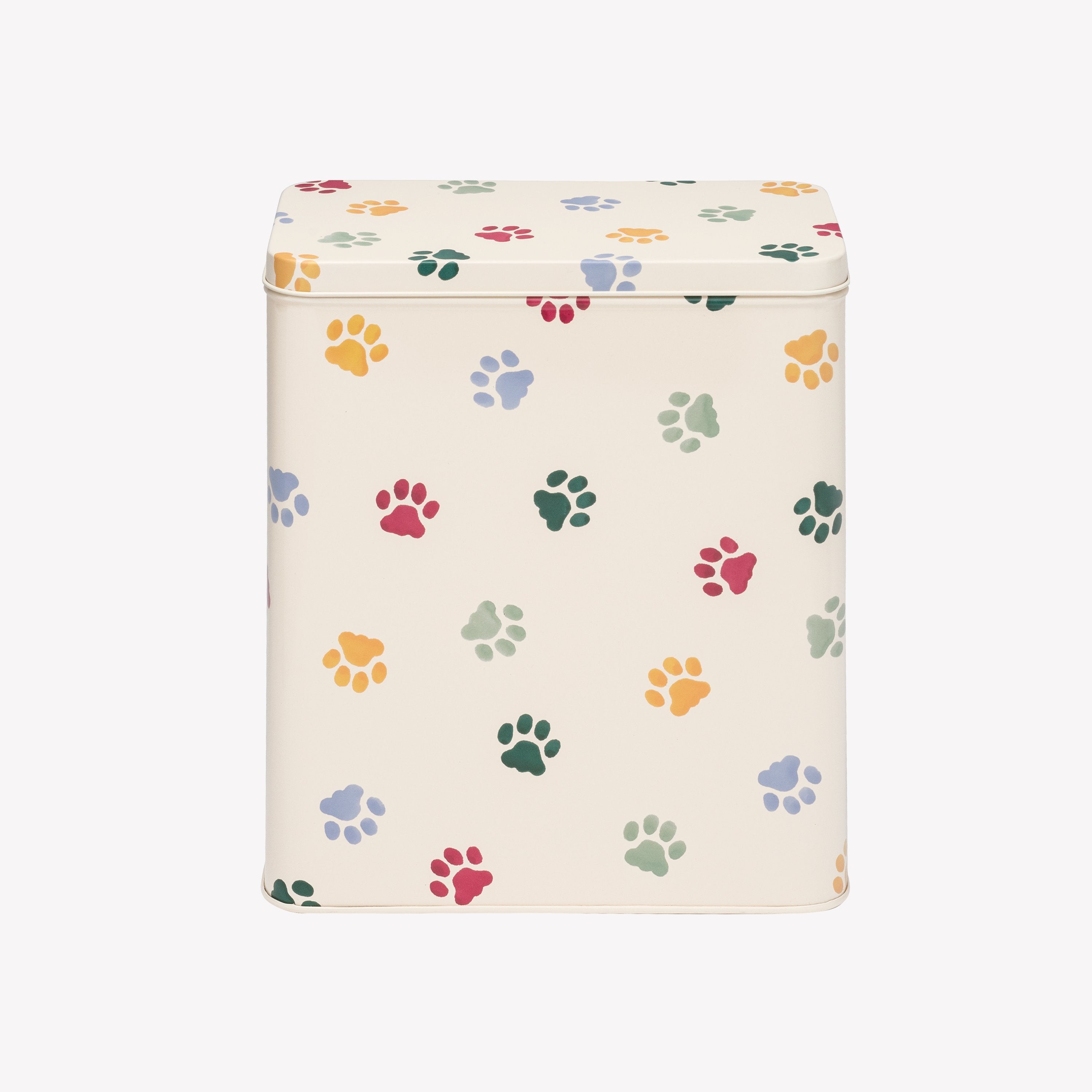 Polka Paws Tall Rectangle Tin