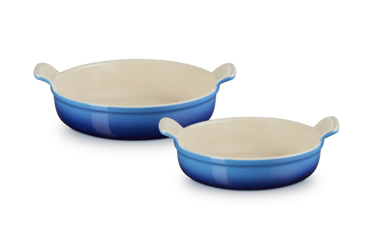 Heritage Round Dish Set Azure Blue