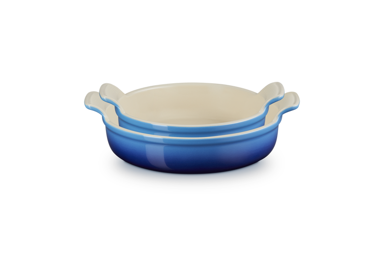 Heritage Round Dish Set Azure Blue