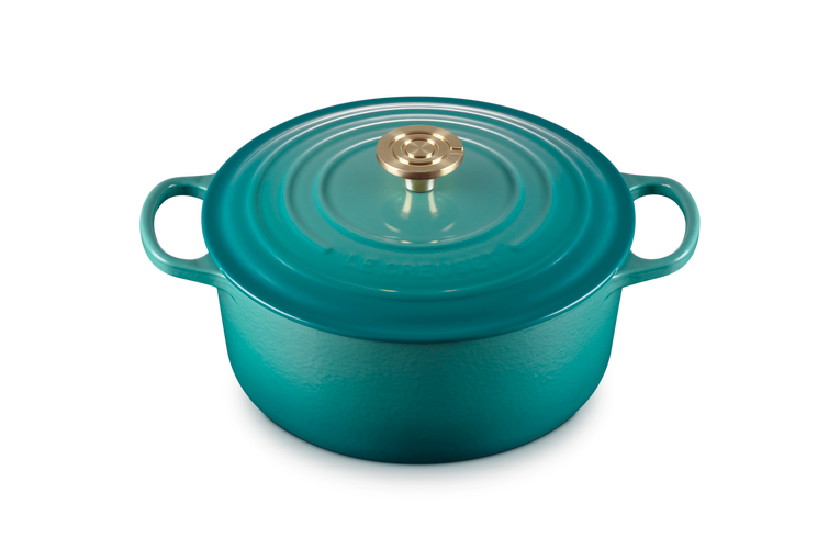 Signature Round Casserole 26cm Bleu Riviera
