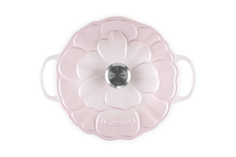 Signature Petal Round Casserole 26cm Shell Pink