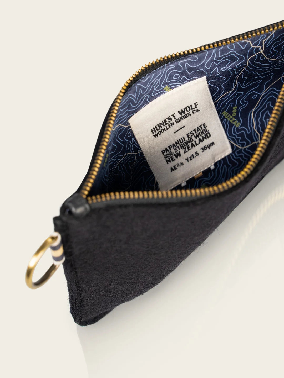 The Wool Pouch-Black