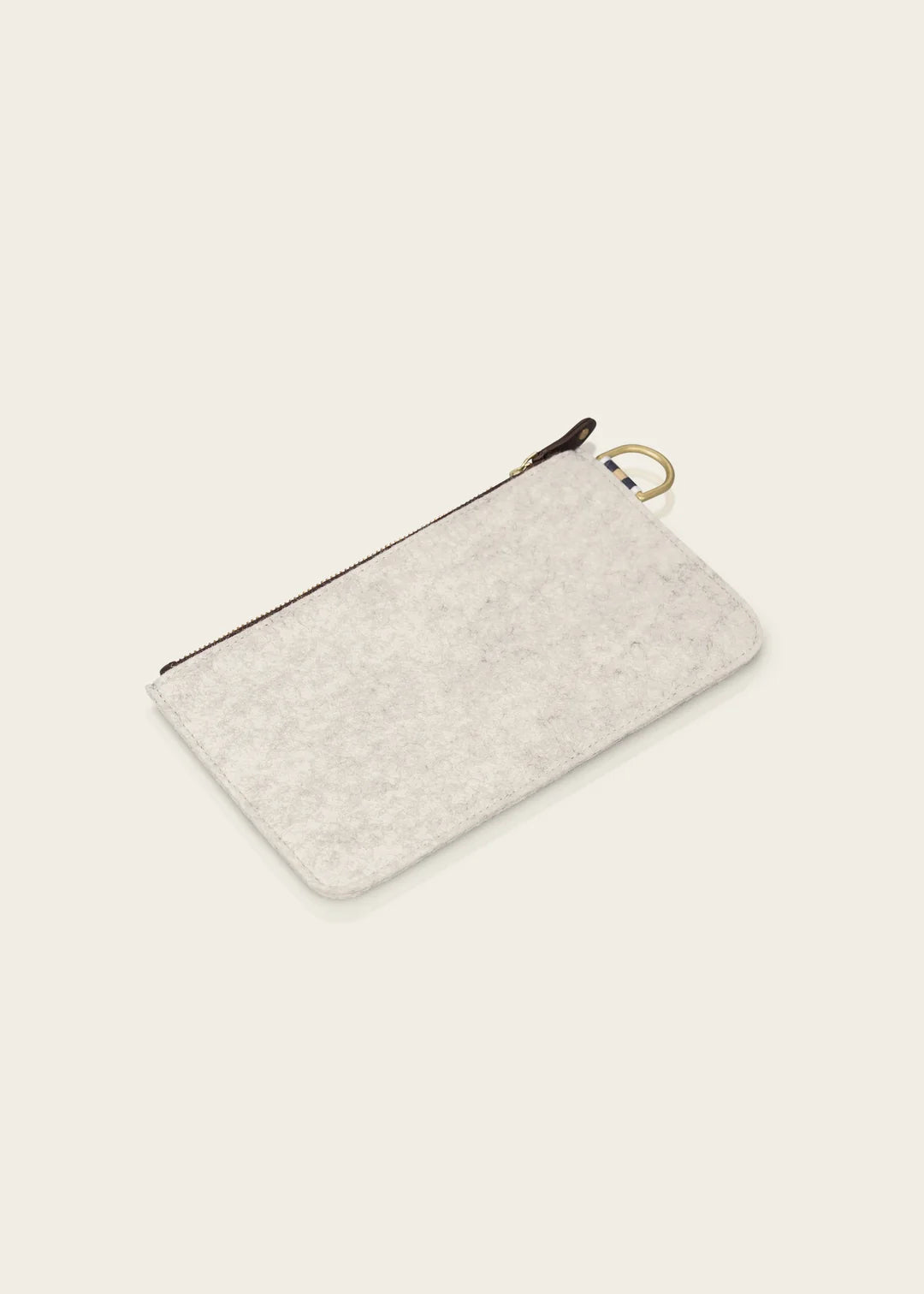 The Wool Pouch-Taupe