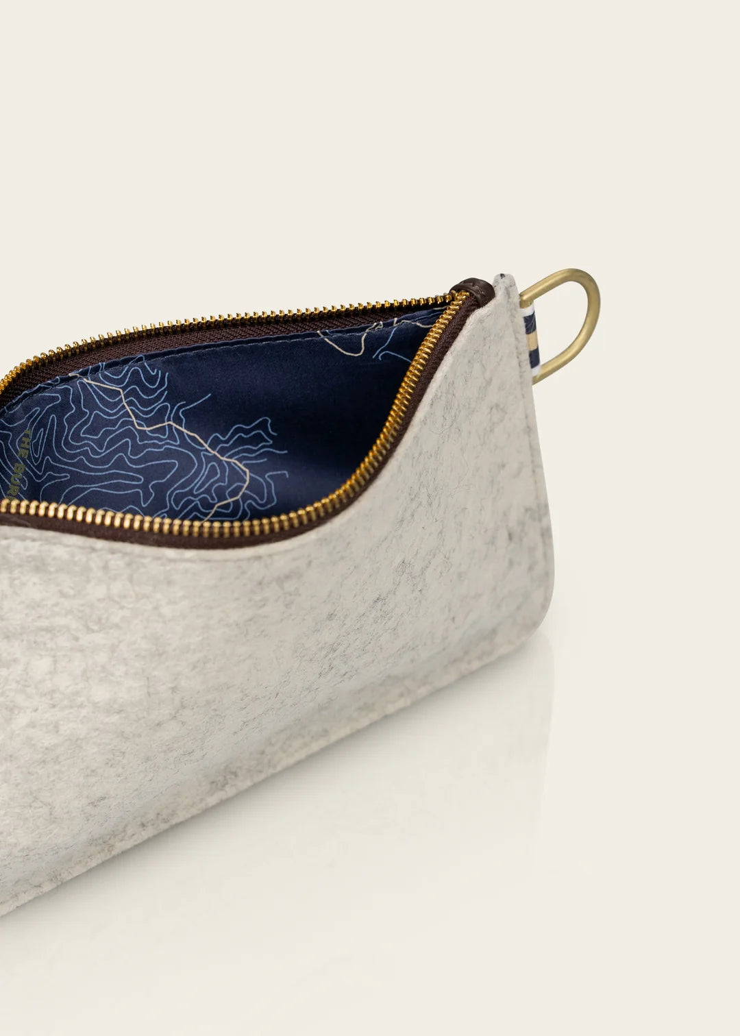 The Wool Pouch-Taupe