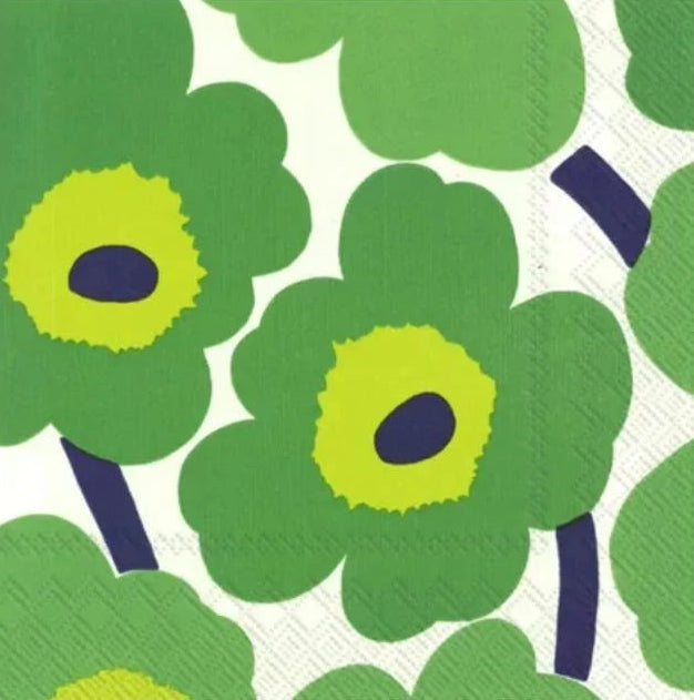 marimekko Green Cocktail Napkin