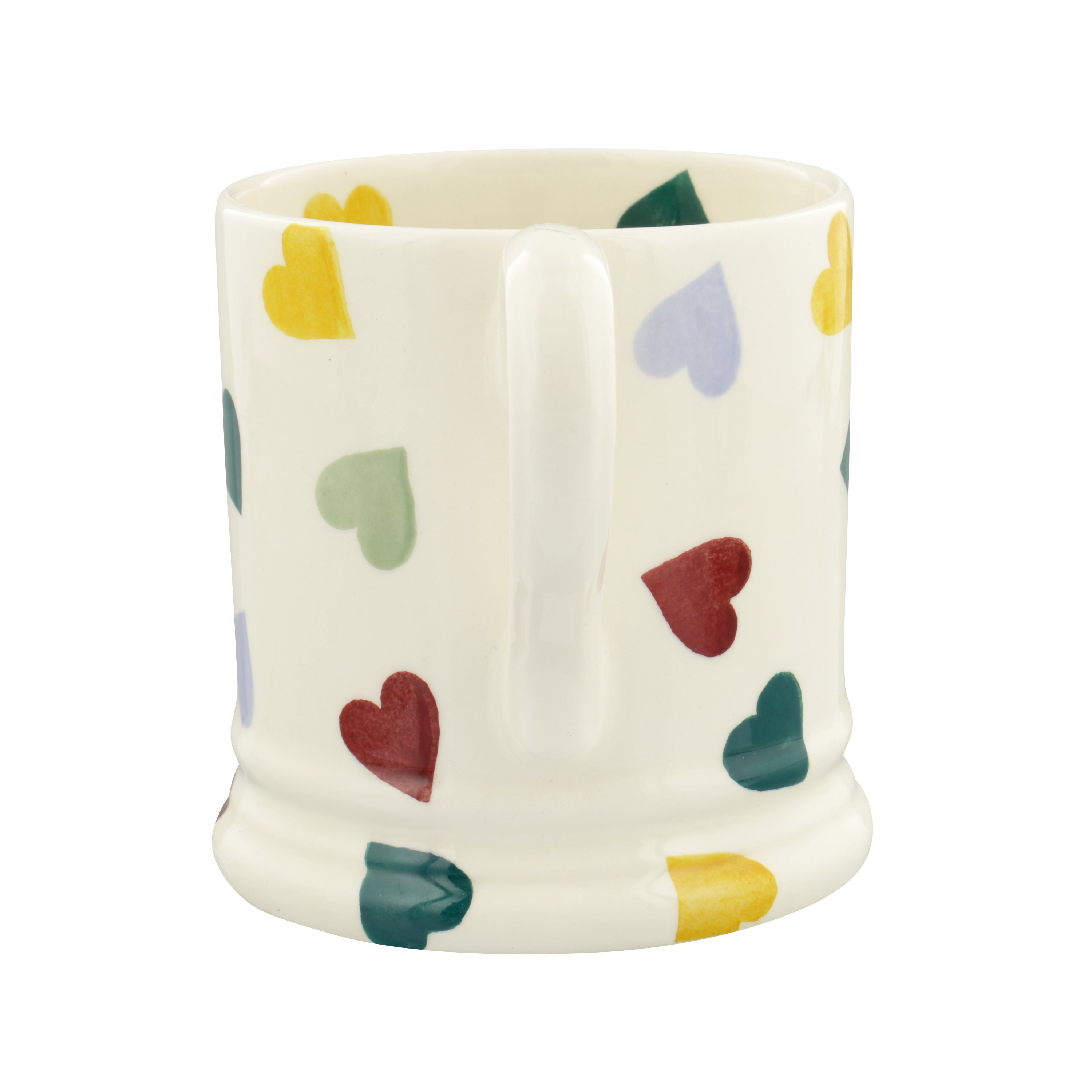 Polka Hearts Half Pint Mug
