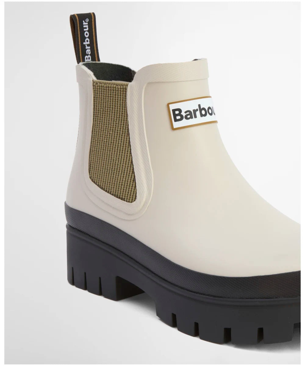 Barbour Halton Chelsea Welly Light Oak/Bleached Olive