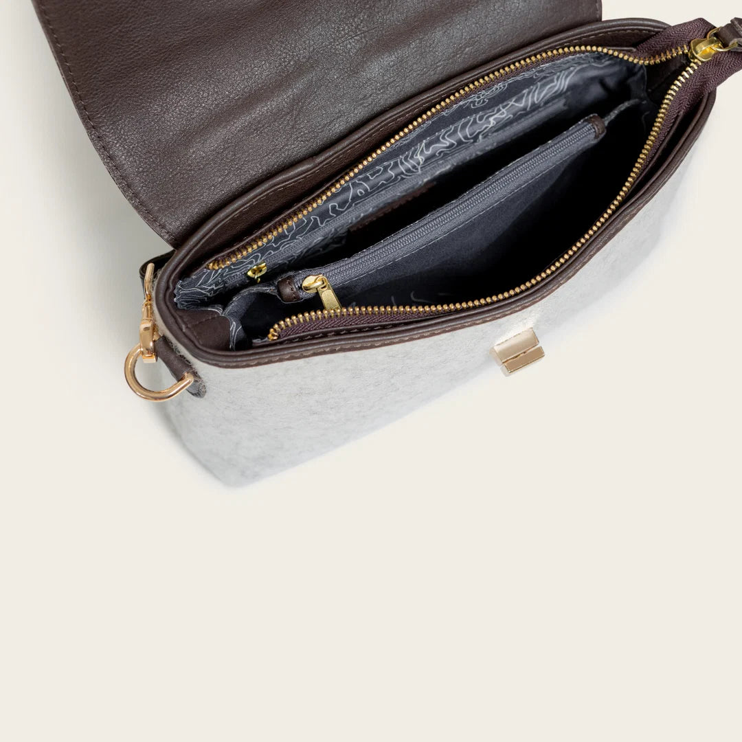 The Crossbody-Taupe