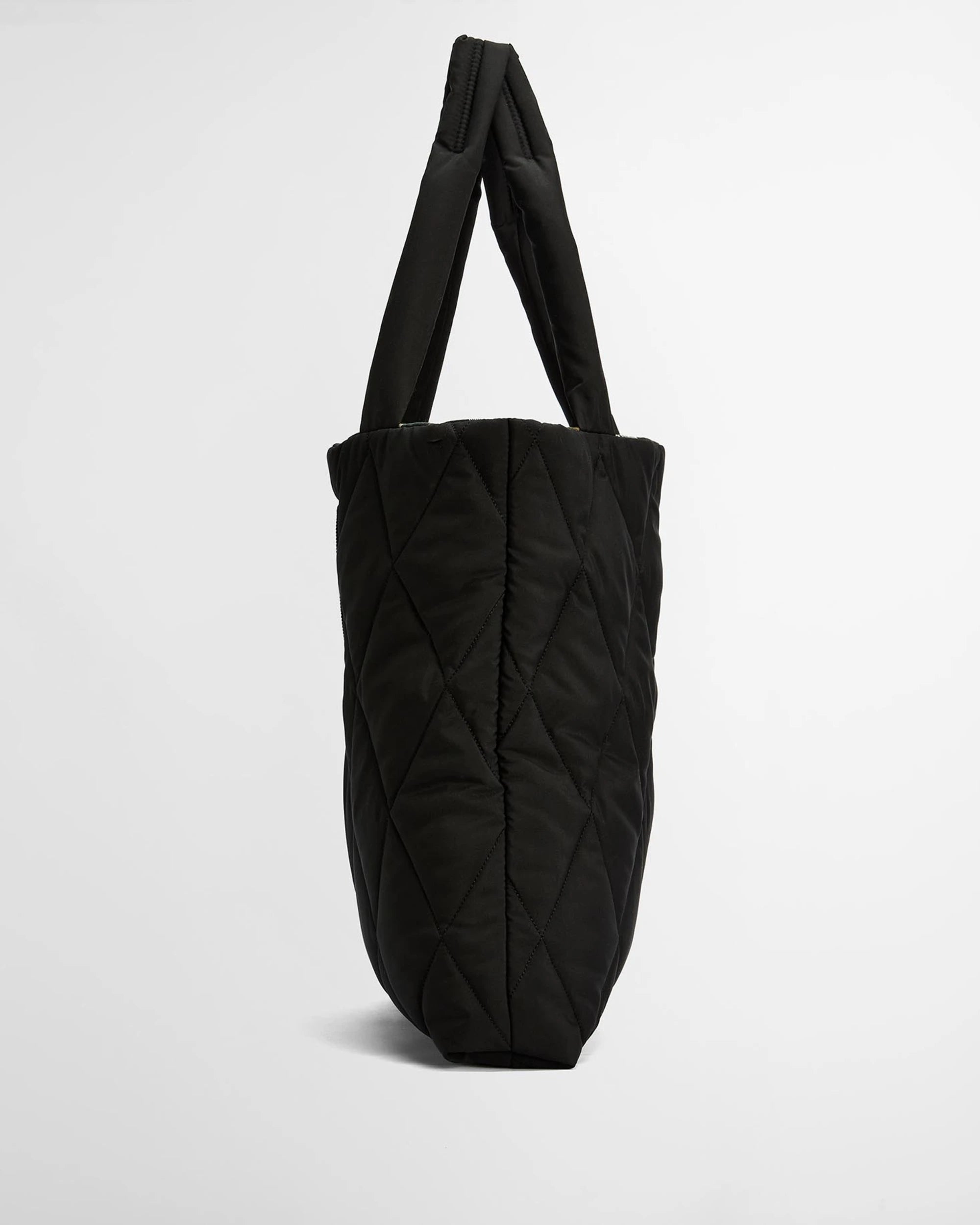 Barbour Mariah Quilted Tote Bag Black/Ancient