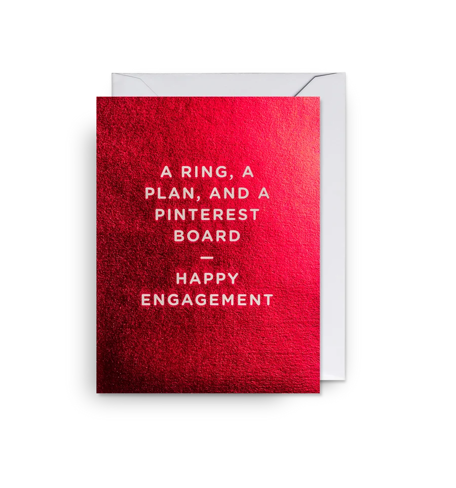 A Ring, A Plan, And A Pinterest Board - Happy Engagement