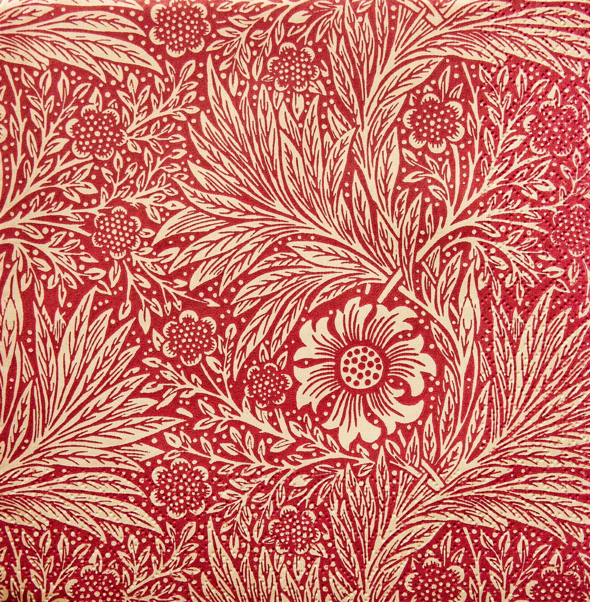 Havi Cocktail Napkin William Morris Marigold Red