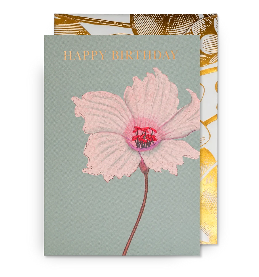 Happy Birthday Pink Flower