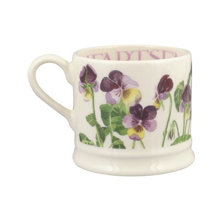 Heartsease Pansies Small Mug