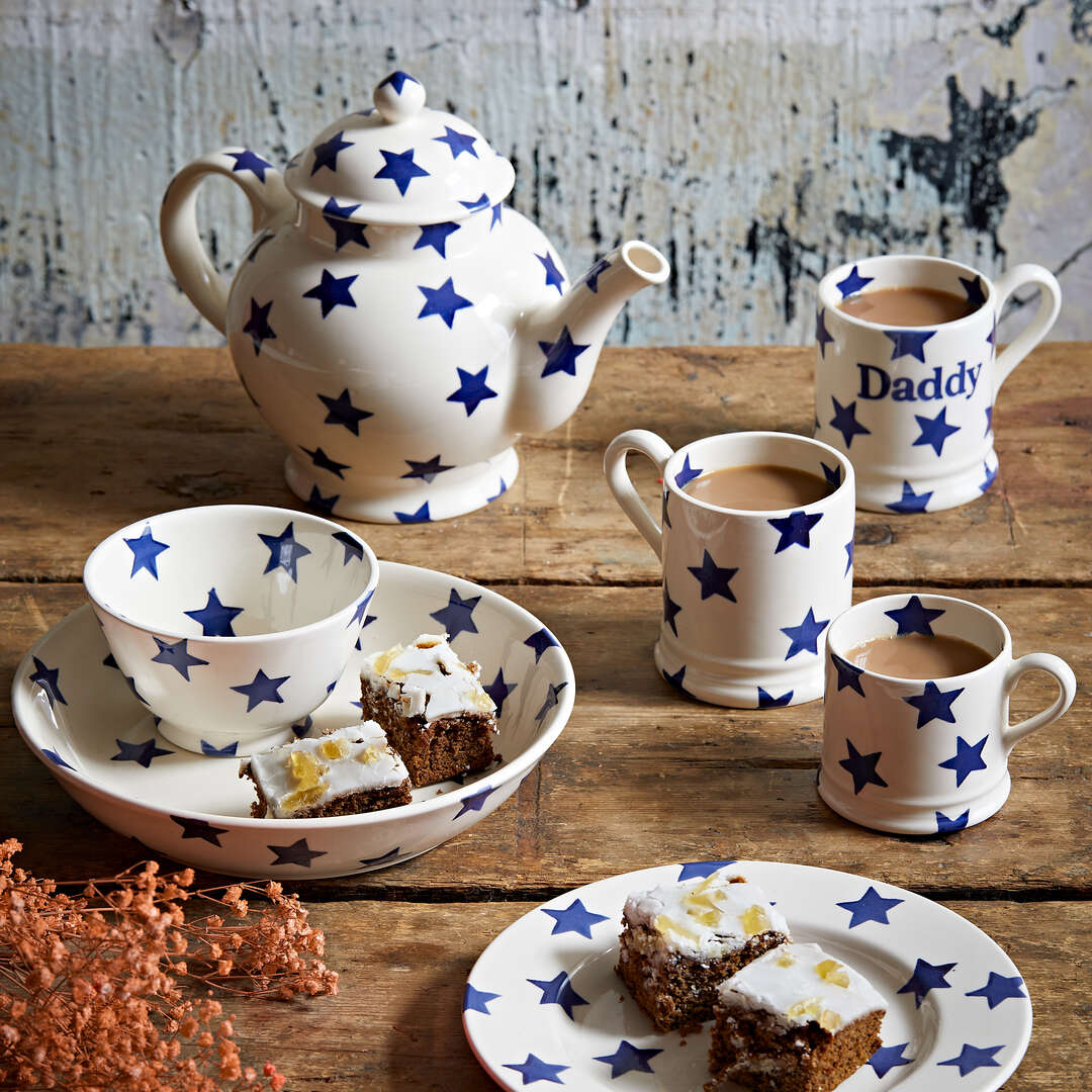 Blue Star 4 Mug Teapot