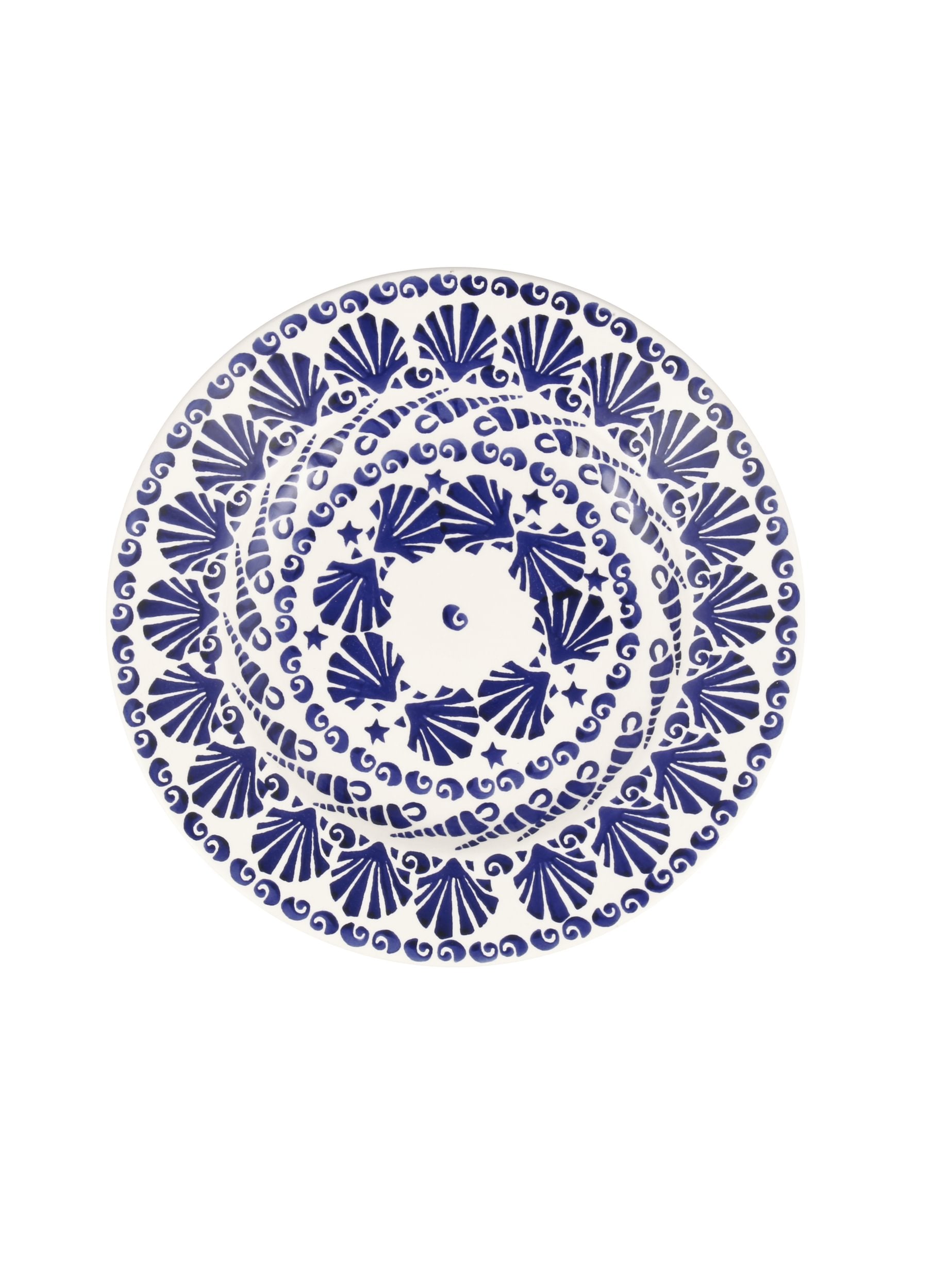 Blue Shells 8 1/2" Plate