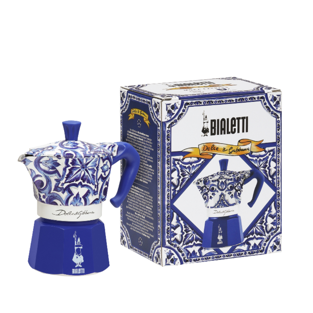 D&G Blu Med 3 Cup Moka Express