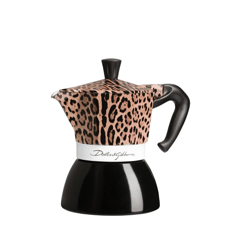 Dolce & Gabbana Leopardo Moka Induction 4 Cup
