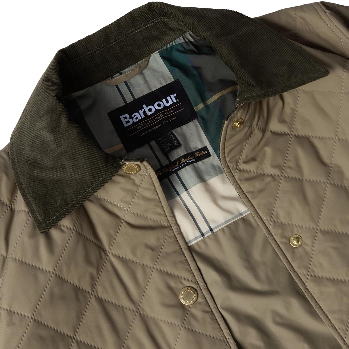Barbour Corinne Quilt Dusky Green/Ancient