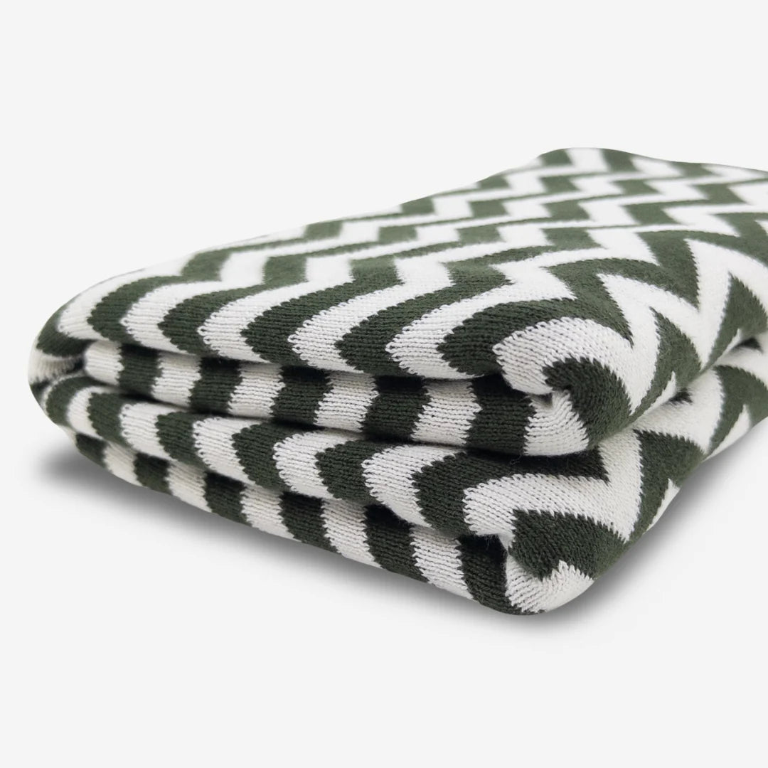 Hair & Travel Towel Forest Chevron