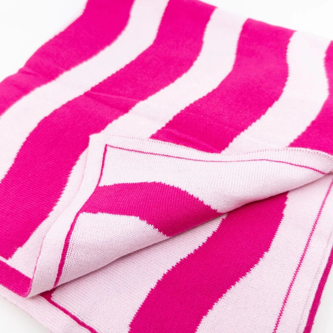 Hair & Travel Towel Raspberry Sherbet Waves