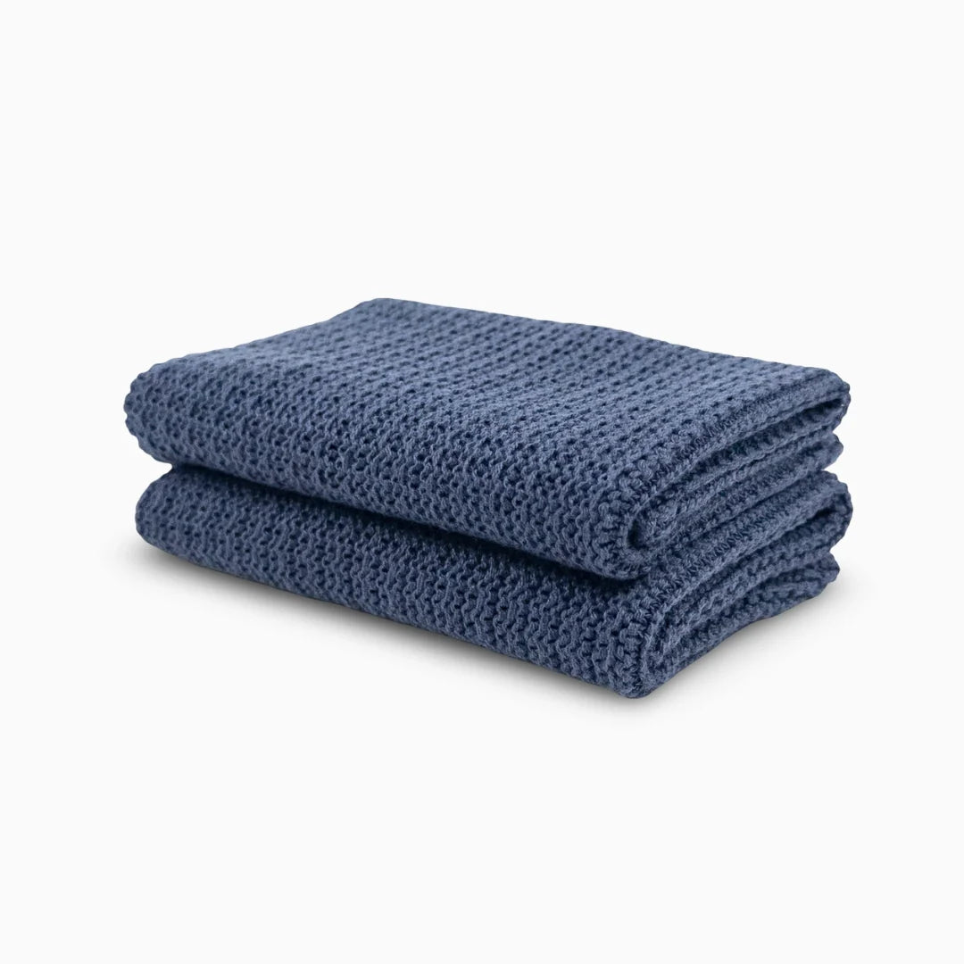 Face Cloth 2pk Navy
