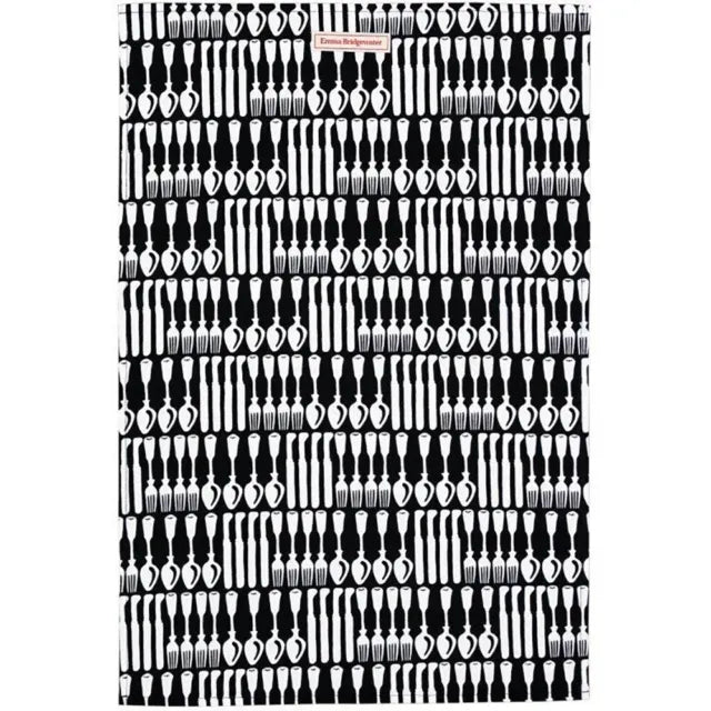 Emma Bridgewater Black Toast Knives & Forks Tea Towel