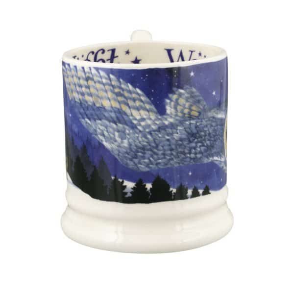 Half Pint Mug Winter Owl