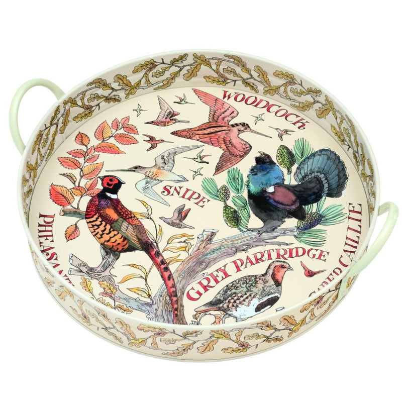 Game Birds Large Handle Tray