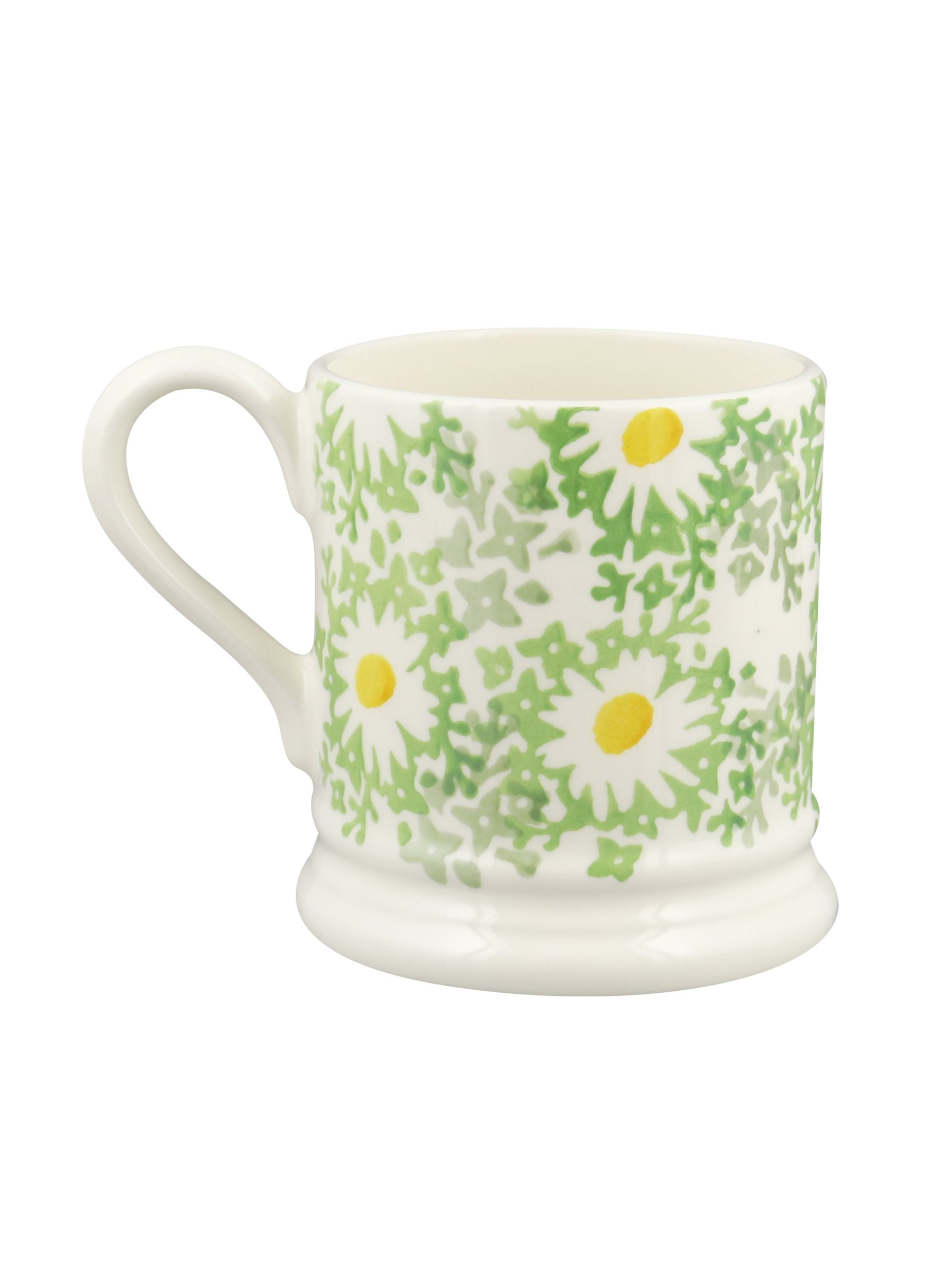 Green Daisy Fields Half Pint Mug