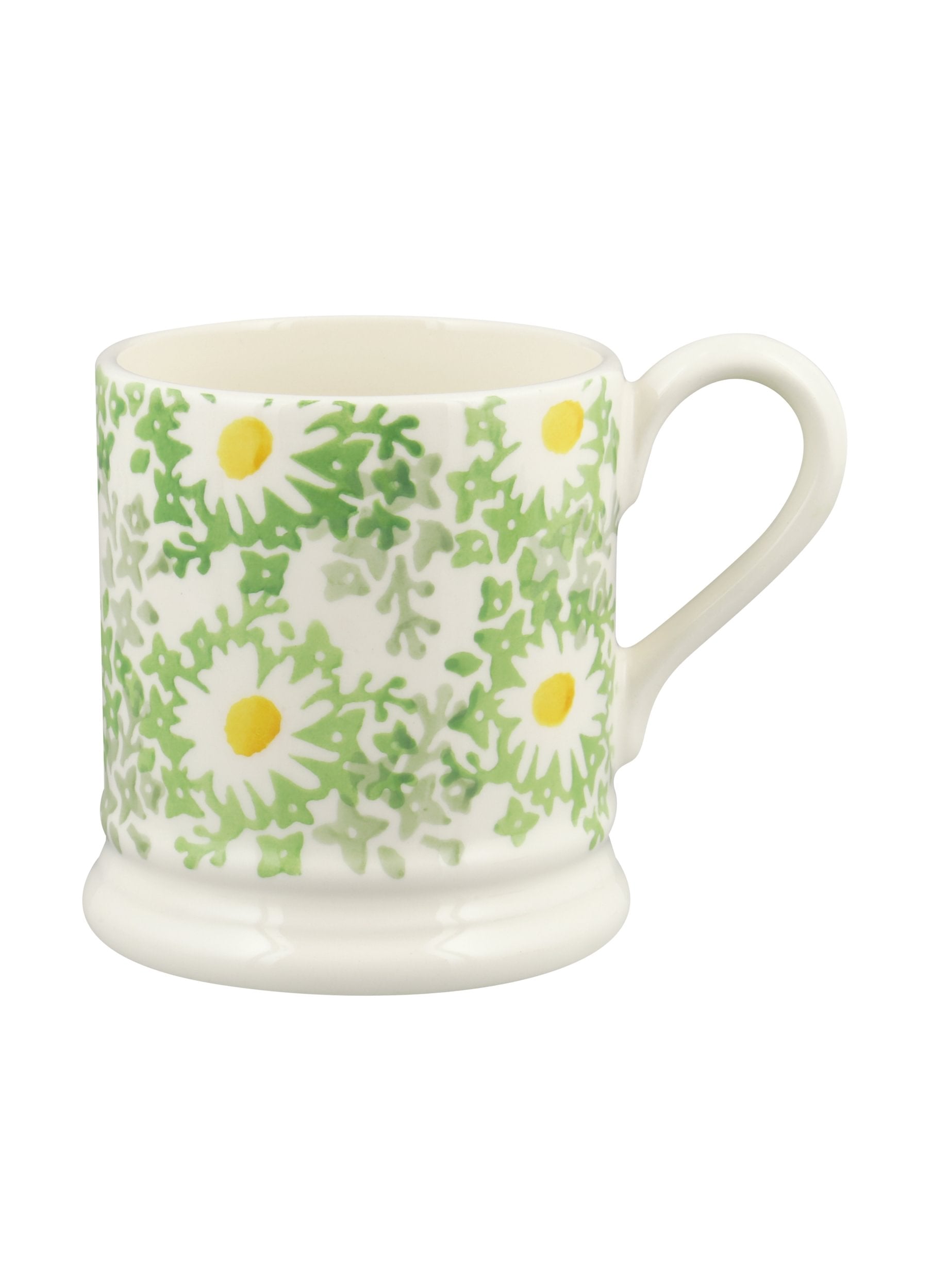 Green Daisy Fields Half Pint Mug