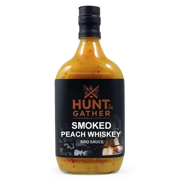 Smoked Peach Whiskey BBQ Sauce