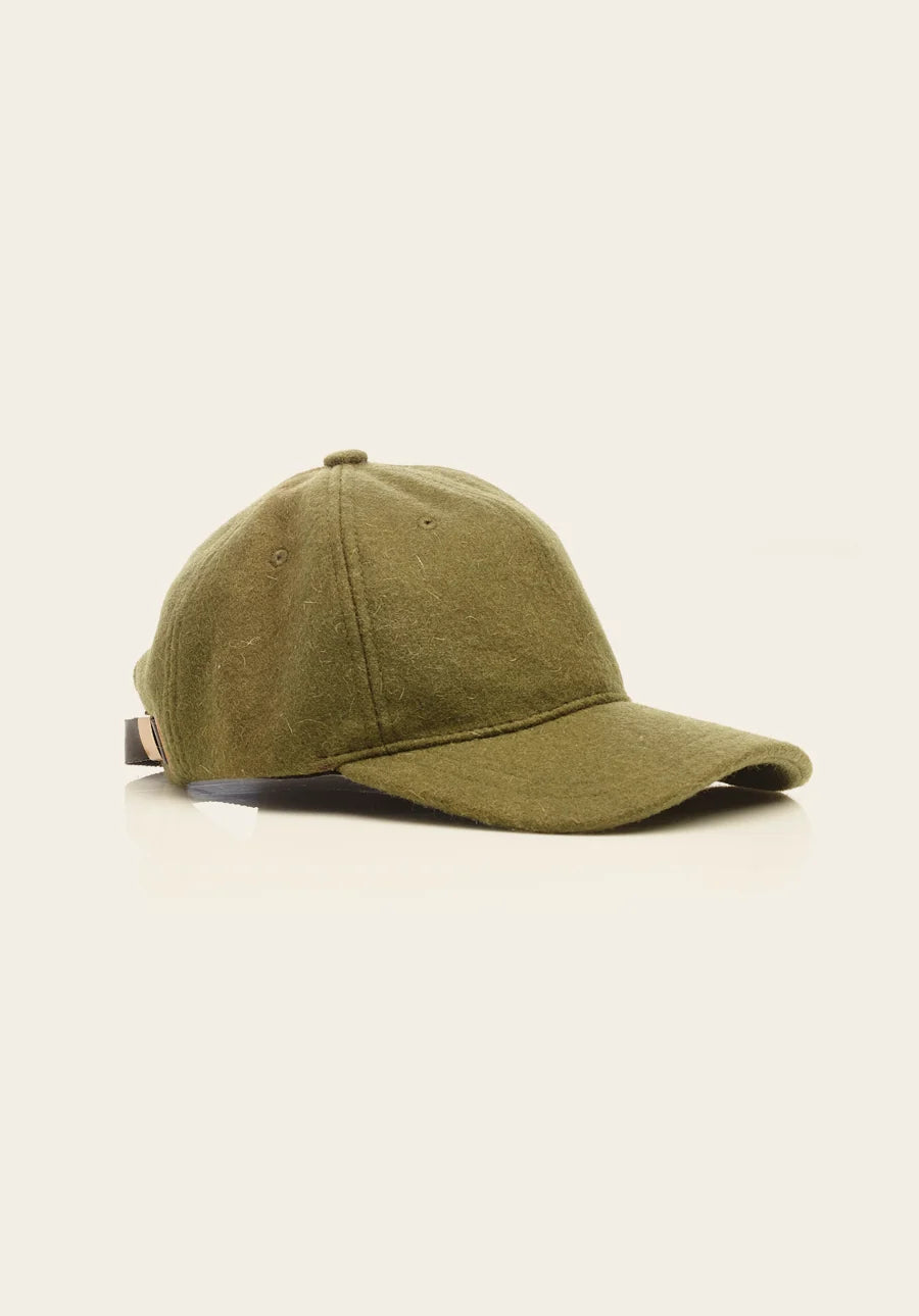 The Wool Cap-Forest Green
