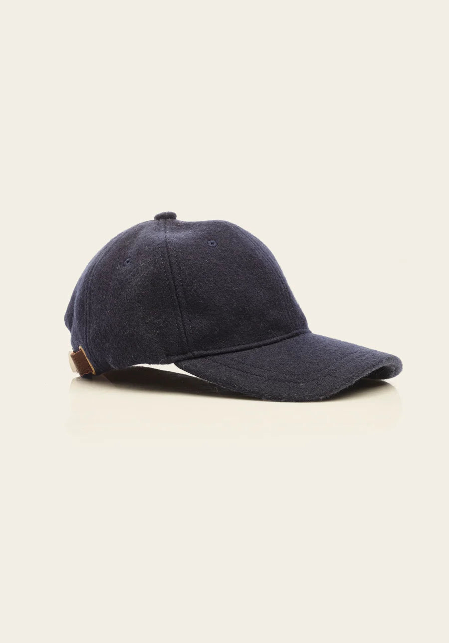 The Wool Cap-Classic Navy