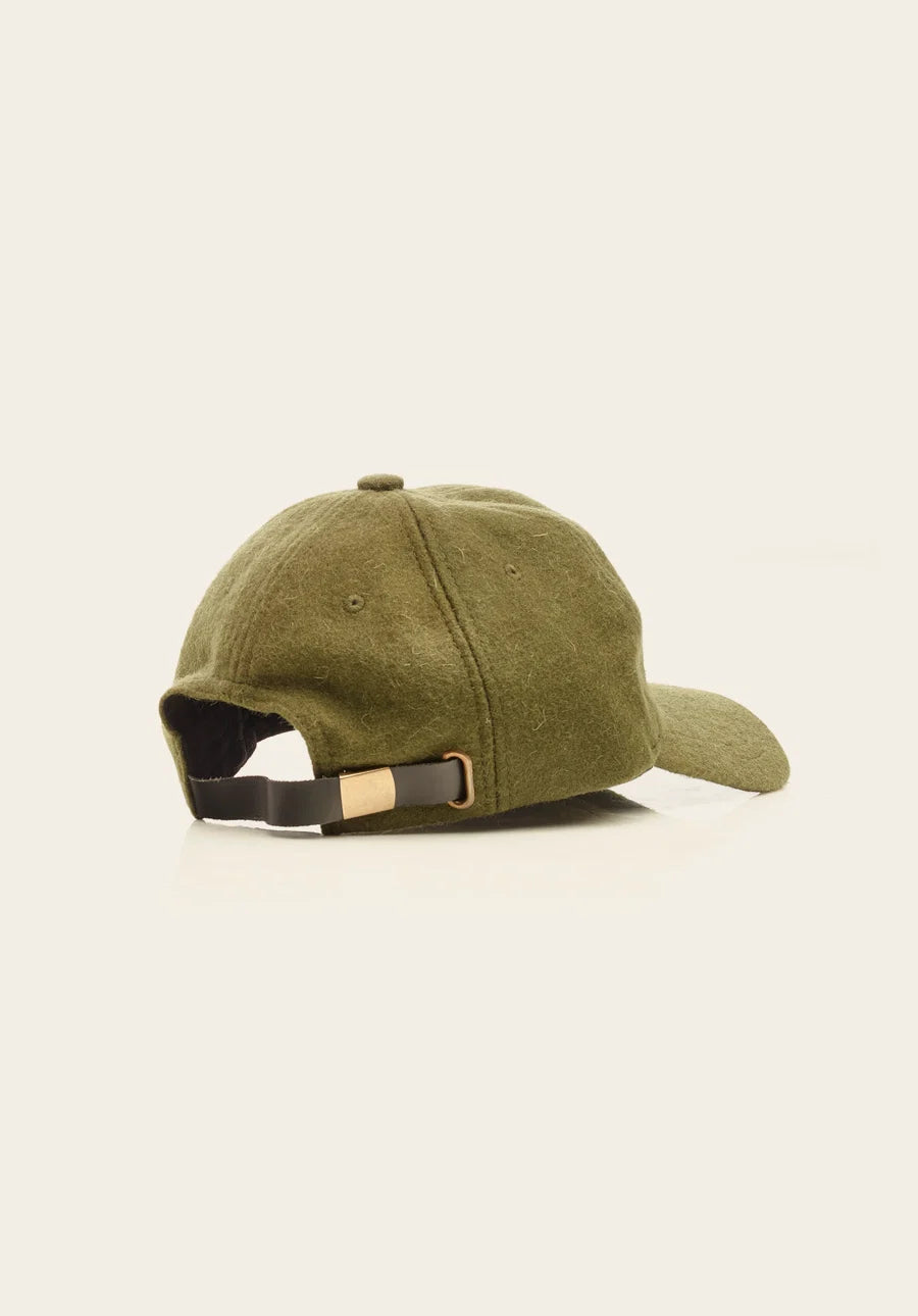 The Wool Cap-Forest Green