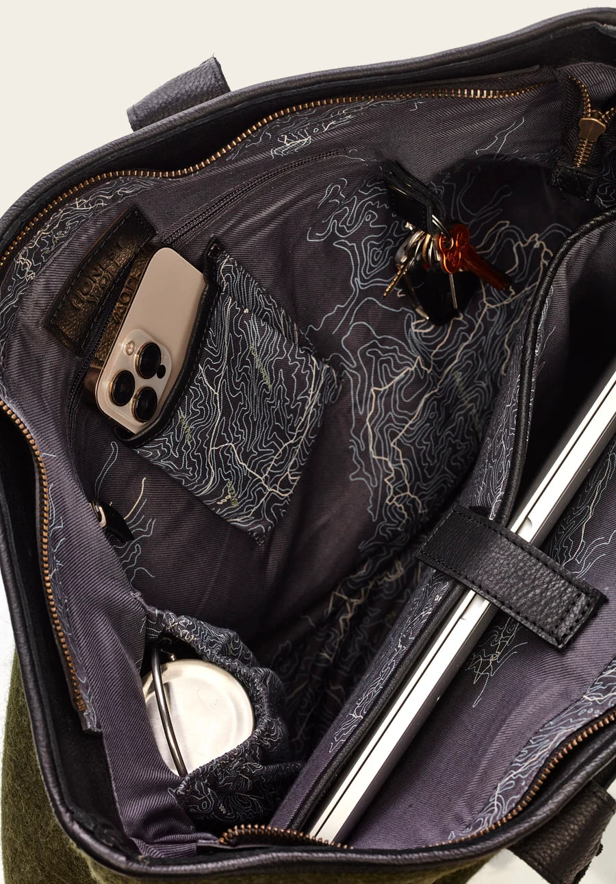 The Mini Tote-Midnight Black