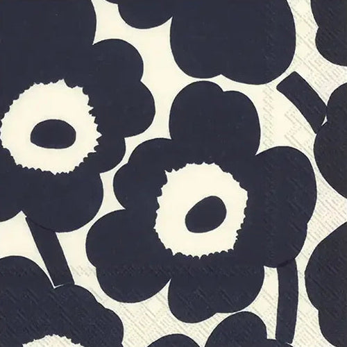 marimrkko Unikko Dark Blue Cocktail Napkin