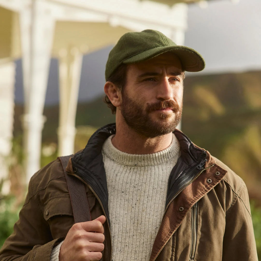 The Wool Cap-Forest Green