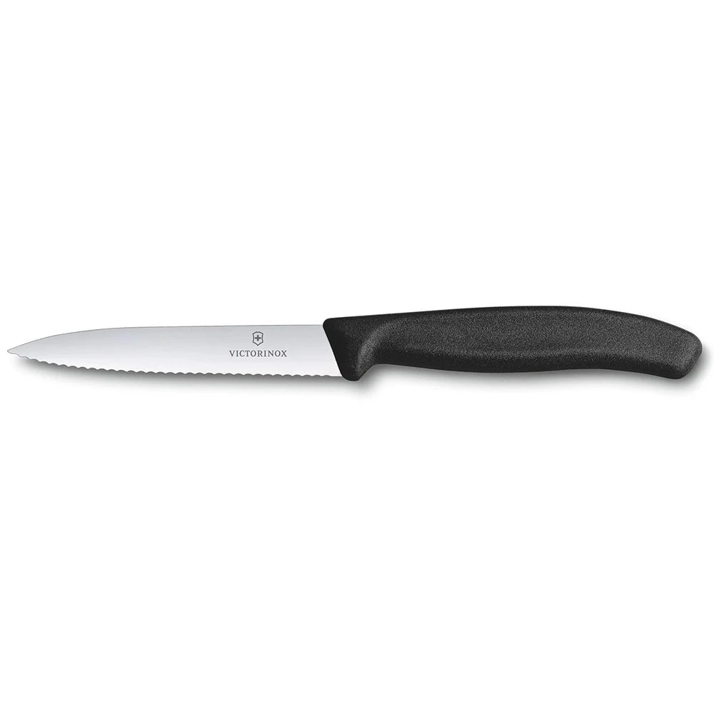 10cm Wavy Paring Knife-Black
