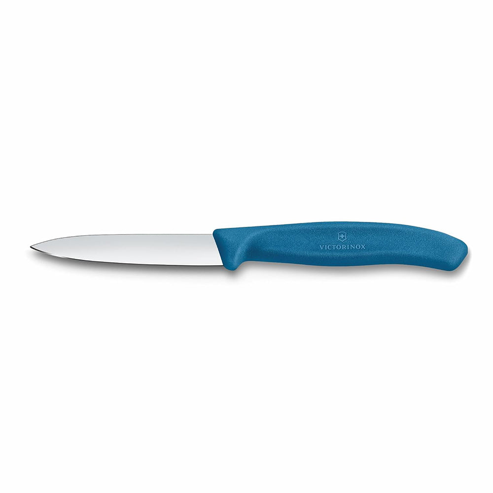 Straight Paring Knife 8cm Blue
