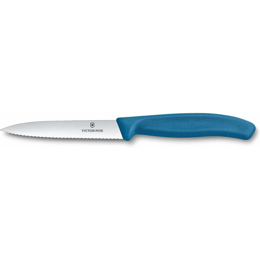 Wavy Paring Knife 8cm Blue